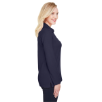 Devon & Jones CrownLux Performance™ Ladies' Plaited Long Sleeve Polo