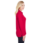 Devon & Jones CrownLux Performance™ Ladies' Plaited Long Sleeve Polo