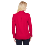 Devon & Jones CrownLux Performance™ Ladies' Plaited Long Sleeve Polo