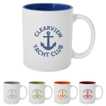 11 Oz. Pop Of Color Engraved Mug